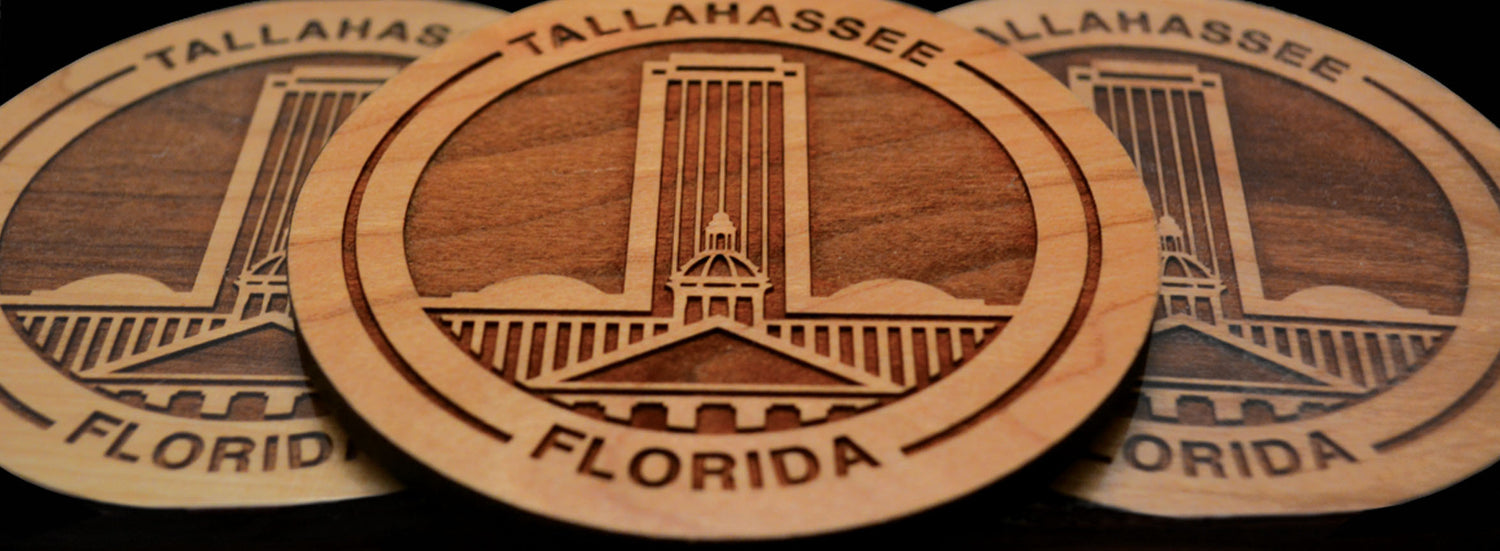 TLH Cherry Wood coasters