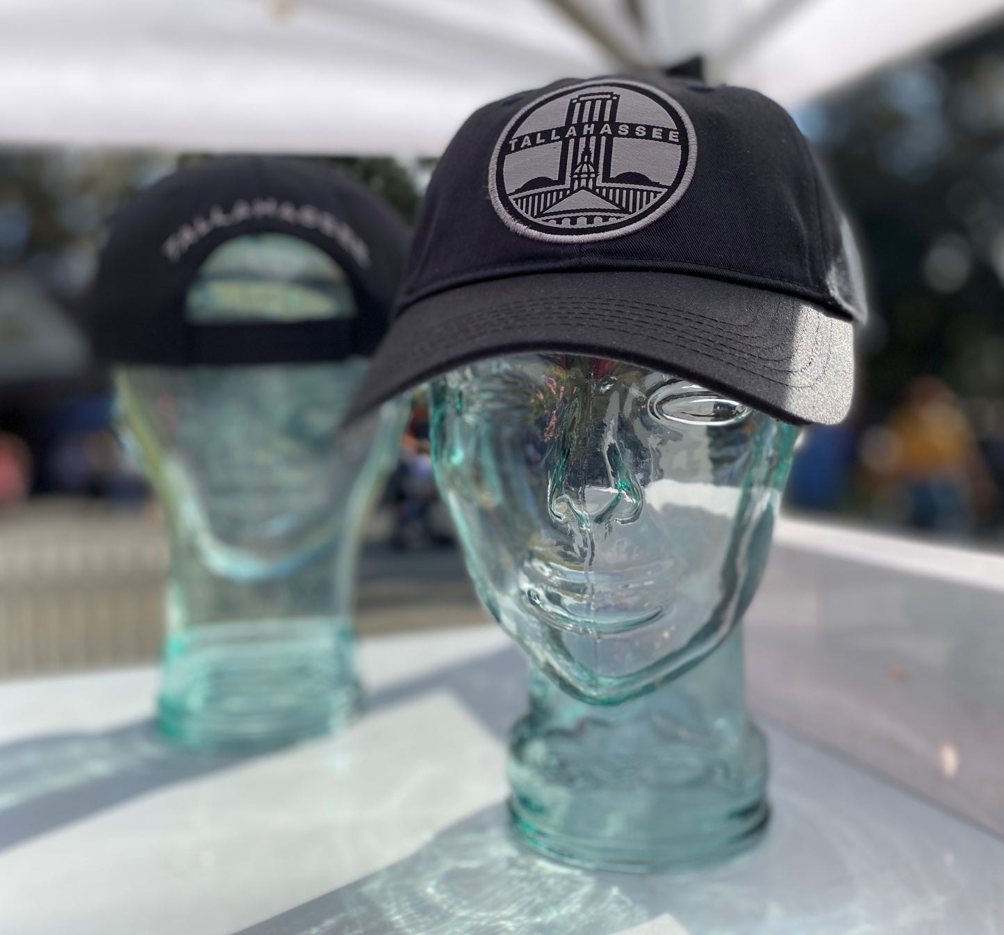 Hats 1: Embroidered Tallahassee patch: Strapback