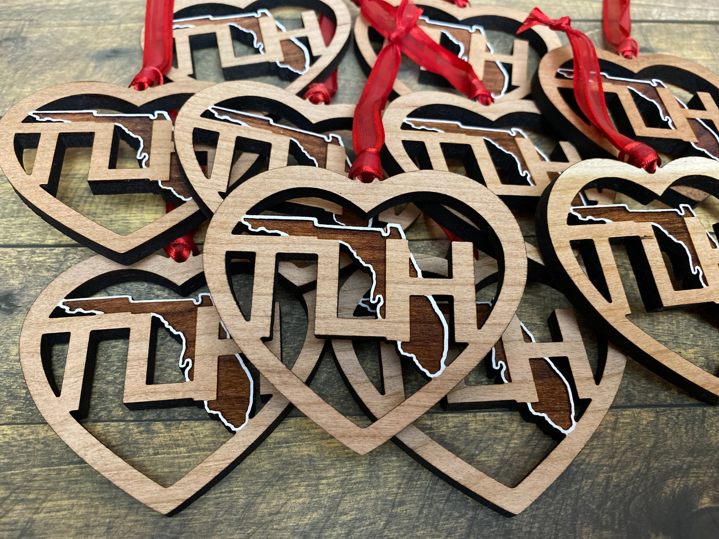 Heart Ornaments: TLH