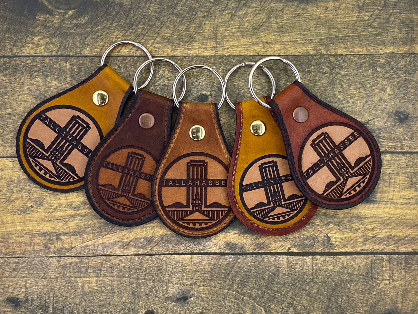Keychains: Tallahassee : Leather