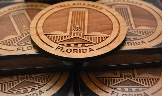 Coasters: Tallahassee Logo
