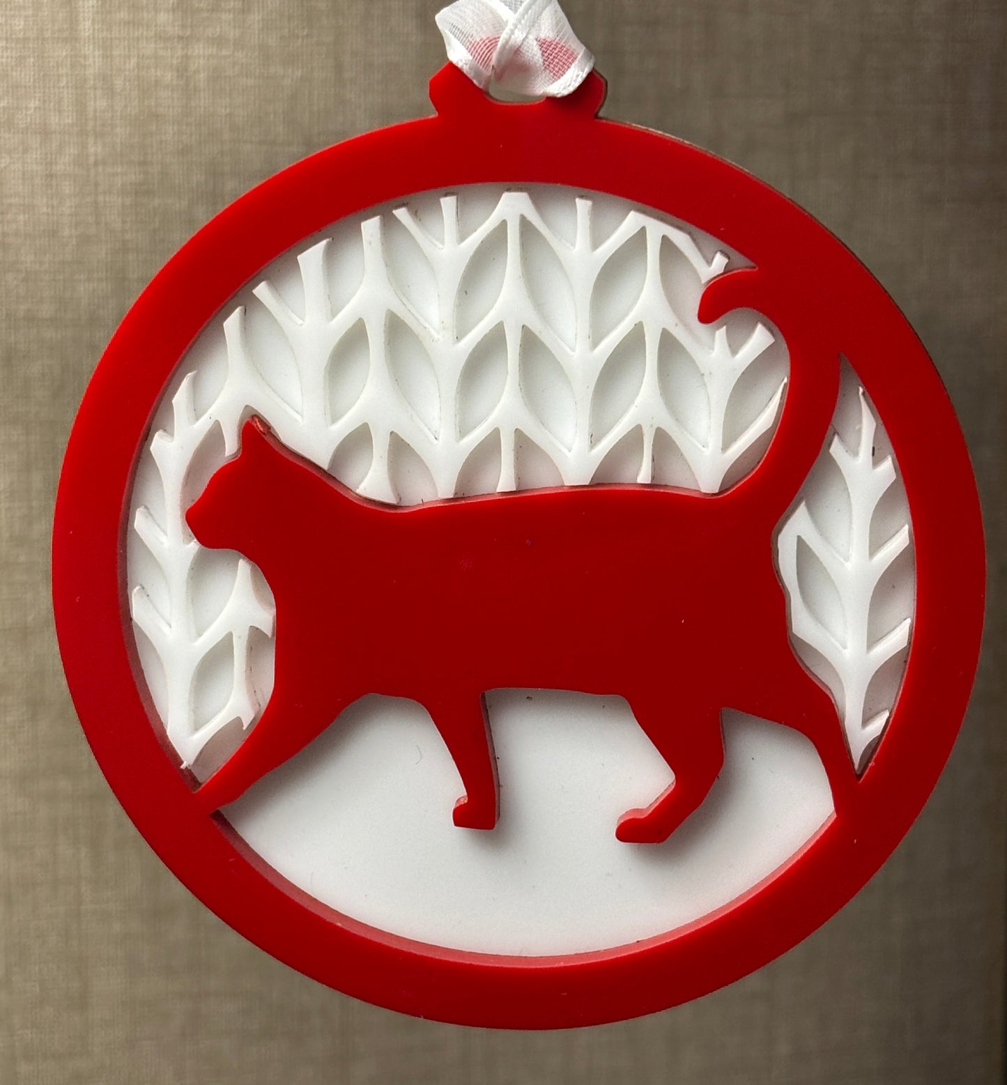 Acrylic Inlayed Cat Ornaments