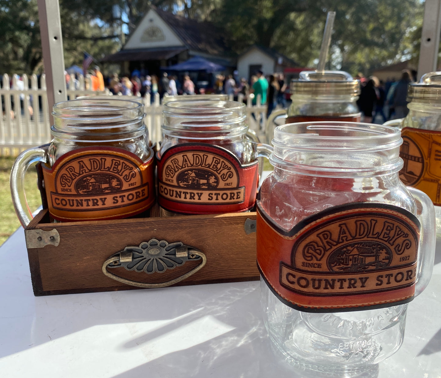 Mason Jar Wraps: Bradley’s Country Store Logo