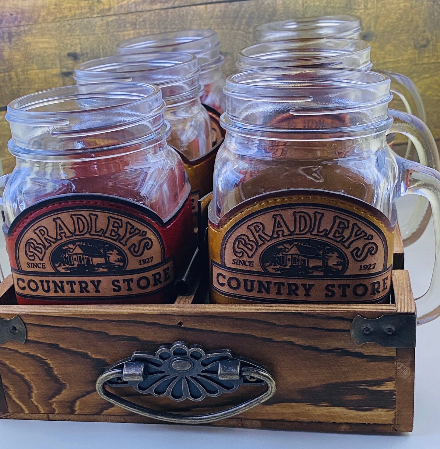 Mason Jar Wraps: Bradley’s Country Store Logo