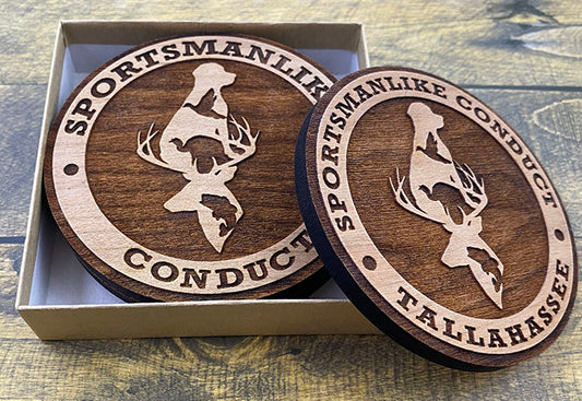 Wood Coasters: SPORTSMANLIKE CONDUCT